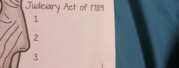 Judiciary Act of 1789
1.
2
3.