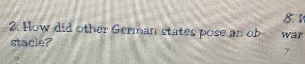 2. How do other states pose an ob-
wait